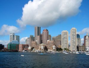Boston Skyline 2024 Olympics